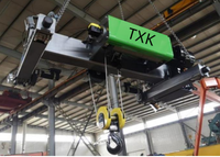 Palans électriques à câble de type européen TXK 10 tonnes série ES pour poutres doubles, hauteur 6m/9m/12m/18m, protection IP55, garantie 1 an