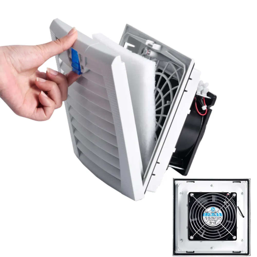 Легко изменить фильтр мат шкаф охлаждения Exhuaust AC вентилятор фильтр