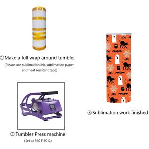 25 Pack 20 oz Matte Stainless Steel Tumblers Double Wall Skinny Straight Sublimation Blanks with <b>Bulk</b> Lids - Product Image 3