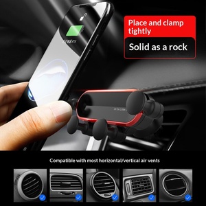 Gravity Car Mobile Phone <b>Bracket</b> Telescopic Automatic Tightening Air Outlet Position Standard Fitment Factory Source - Product Image 3