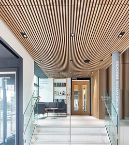 Pannelli decorativi interni in legno Eco Friendly con finitura in legno naturale Akupanels da 2400mm - Product Image 3