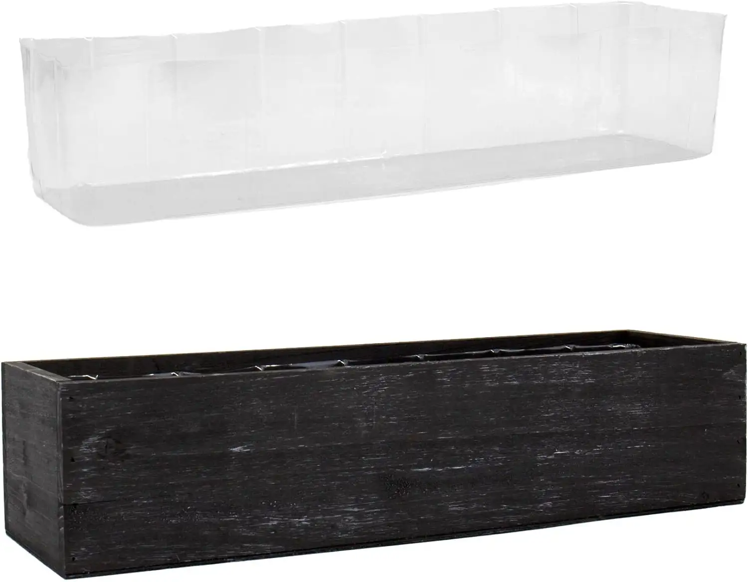 Caja de maceta de madera de buena venta con caja de maceta de madera de color personalizado de plástico decoración al aire libre caja de maceta de madera de Paulownia
