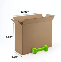 Boîte d'emballage en carton ondulé personnalisée pour l'expédition et l'envoi postal, idéale pour les petites entreprises