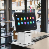 Terminal de caisse tactile tout-en-un avec haut-parleur et imprimante intégrés, système Windows pour le paiement au détail