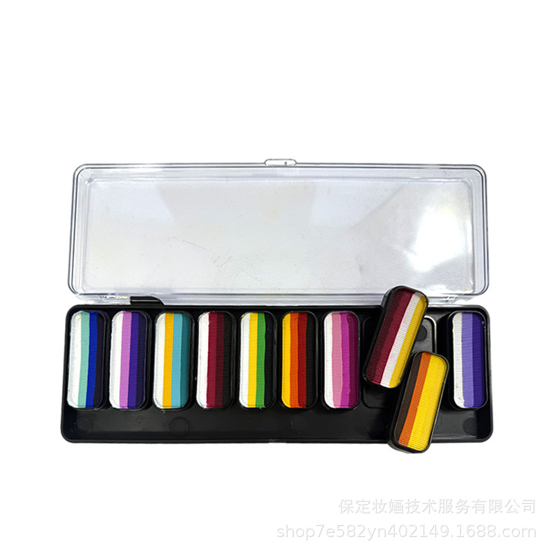 10 plot multicolor painted paste