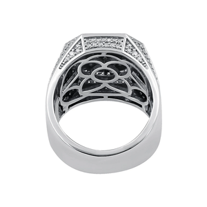 Designer Inspired Moissanite Ring Crafted from 925 Sterling <b>Silver</b> with Premium Pave Setting and Lasting Sparkle - Product Image 2