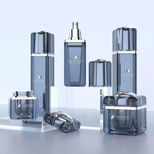 Costom Cosmetic Jar Luxury Glass Jar <b>Set</b> Skincare Jar Glass Bottle Lotion Bottle - Product Image 3