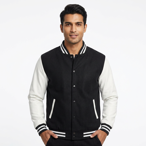 Winter Bulk Customizable Streetwear Chenille Cotton University <b>Mens</b> Varsity Jackets CollegeBaseballjacket for <b>men</b> - Product Image 1