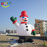 Décoration de Noël gonflable publicitaire, géant, avec éclairage LED, bonhomme de neige gonflable, bonhomme de neige gonflable