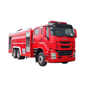 Camion de pompiers à double cabine 6x4 Euro 5 avec réservoir d'eau pour la lutte contre les incendies municipaux et industriels, et les opérations de sauvetage d'urgence - Product Image 1