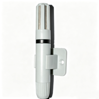 Boîtier de capteur SHT20 pour transmetteur de température et d'humidité de conduit d'air, avec bride/boîtier horizontal en ABS et support de capteur