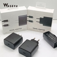 Cargador Rápido con Enchufe Europeo de 45W, Adaptador de Pared Tipo-C con Entrega de Energía para Samsung Galaxy S24+ S23+ Google Pixel 8 7, Carga Profesional