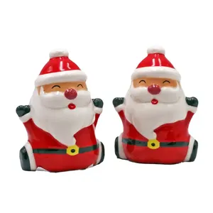 EXTRAWORLD Ornement de Noël en céramique colorée nordique, décoration de bureau de Noël européenne, taille personnalisée, cadeau - Product Image 6