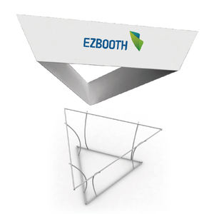 Bannière <span class=keywords><strong>de</strong></span> plafond suspendue <span class=keywords><strong>facile</strong></span> à assembler, fourniture d'usine, bannière d'exposition pour salon professionnel - Product Image 2