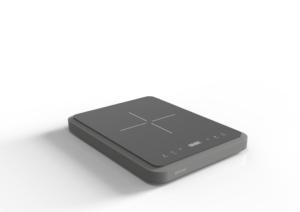 Table de cuisson à <span class=keywords><strong>induction</strong></span> à commande tactile mince certifiée KC avec minuterie et verrouillage de sécurité enfant, compatible avec les ustensiles de cuisson magnétiques - Product Image 4