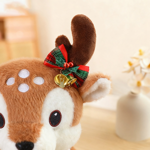 OEM OCM personalizado Navidad Reno mascota peluches Hug Me Reno lindo Navidad Reno en forma de peluche Animal de peluche de juguete - Product Image 4