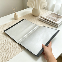 Carpeta Portafolio de PVC con 60 Bolsillos, Fundas Transparentes para Presentaciones, Organizador de Documentos
