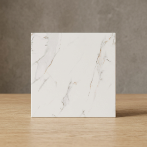 กระเบื้องพอร์ซเลนขัดเงา Arctic Crystal ขนาด 600x600 มม. ลายหินอ่อน Calacatta สำหรับปูพื้นภายใน - Product Image 5