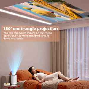 Home Dormitorio Teatro Proyector <span class=keywords><strong>Wifi</strong></span> Pantalla Mirroring Android Mini Proyectores Multimedia Lcd Home Theater Proyector portátil - Product Image 3