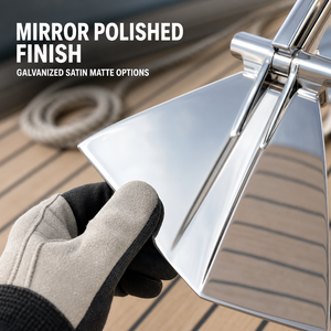Ancre Danforth pliable robuste en acier inoxydable 316 de qualité marine 2026 pour <span class=keywords><strong>voilier</strong></span>, yacht, bateau à moteur - Product Image 5