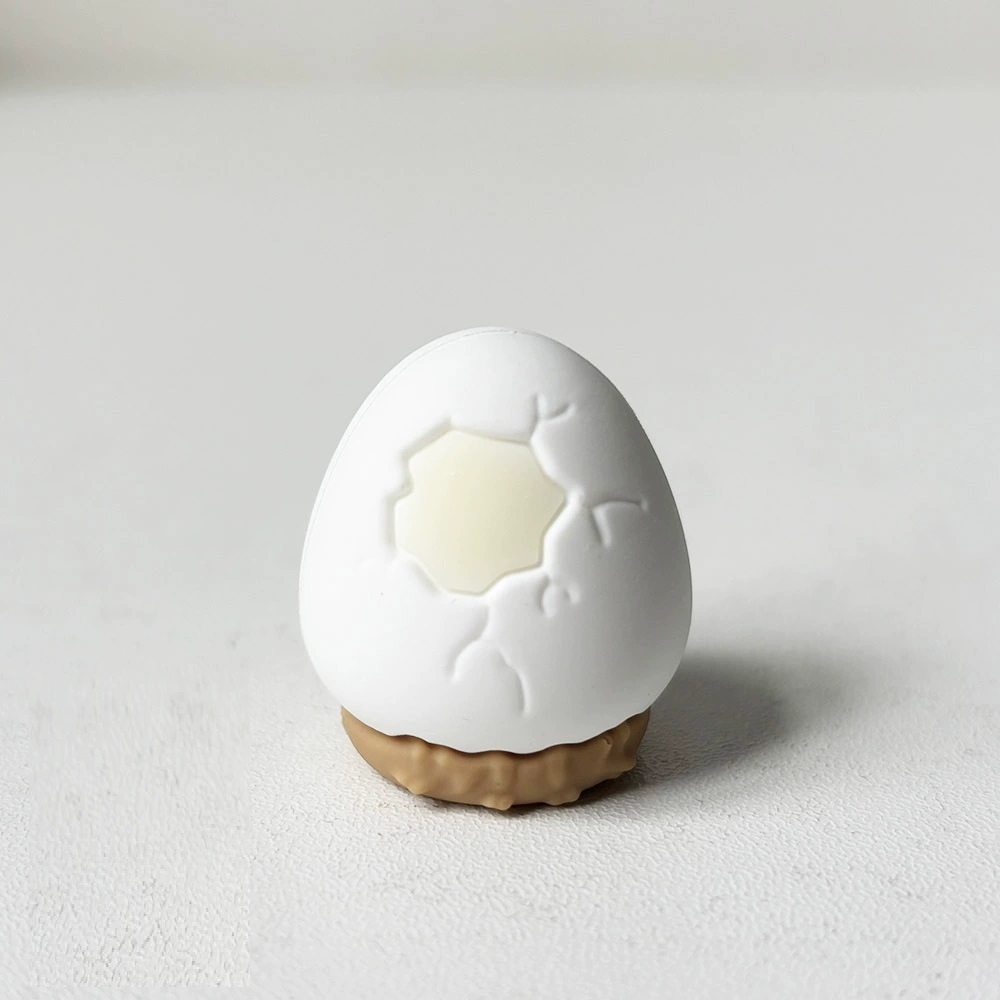 3d white egg
