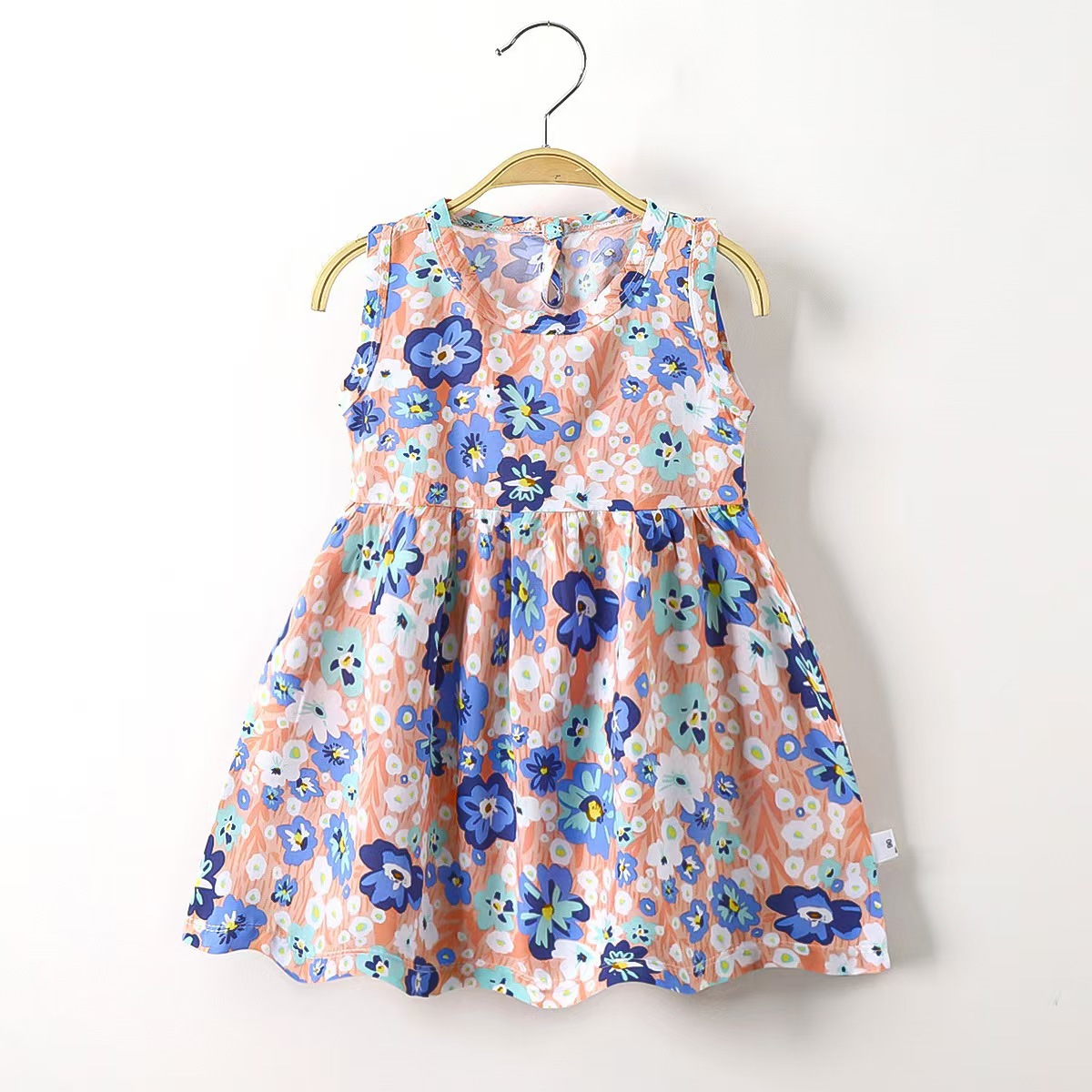 Gonna a fiori viola L-7