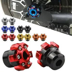 Xe tay ga phía trước ngã ba khung trượt bánh xe xe máy rơi bảo vệ chống va chạm cup Dirt Bike xe máy phụ kiện