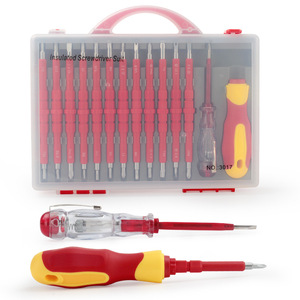Multi-bit <b>Screwdriver</b> Set 24pcs With Voltage Tester Anti-Slip Handle For Home Repair Tools - Product Image 2