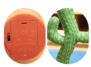 <span class=keywords><strong>Maceta</strong></span> Twisting Doll Talking Singing Music Dancing Cactus Juguete <span class=keywords><strong>de</strong></span> peluche para niños - Product Image 4