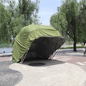 Abri de voiture moderne de luxe, pliable et rétractable, super robuste, avec toit en arche, imperméable, portable, avec cadre métallique verrouillable, tente de <span class=keywords><strong>garage</strong></span> - Product Image 4