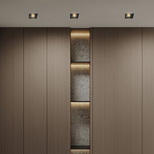 Shanhe nero bianco 7w 10w 12w 15w tri colore incasso ultra sottile downlight led trimmless 3cct - Product Image 6