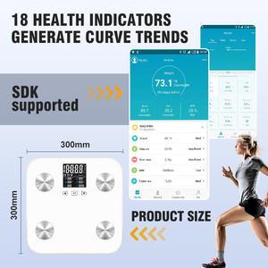 เครื่องชั่งน้ำหนักอัจฉริยะ FRK สำหรับบลูทูธ หน้าจอสี รองรับแอปพลิเคชัน Huawei Ecosystem สำหรับการค้าระหว่างประเทศ วัดน้ำหนัก - Product Image 4