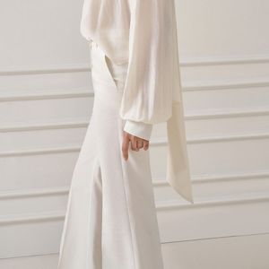 Ropa para mujer, conjunto de ropa de primavera para mujer, PANTALONES DE PIERNA ANCHA TAYLOR, pantalones de pierna recta, pantalones de lujo, ropa de verano 2025 - Product Image 5