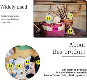 Sân nhà để xe bán giá dán in sẵn giá Thẻ Nhãn Giá trước giá nhà để xe bán hàng dán cho sân nhà để xe thị trường bán - Product Image 5