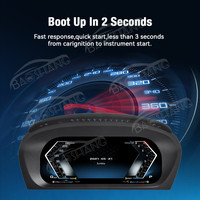 Panel de instrumentos digital Baoshang 10.25 para BMW Serie 5 E60 2006-2010 CCC/CIC, velocímetro digital para automóvil con pantalla LCD.