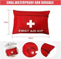 IDEA GIFT Usine En Gros Nouvelle Trousse Médicale Rouge Personnalisé De Poche En Plein Air Petite Trousse De Sauvetage D'urgence D'incendie Avec Logo Trousse De Premiers Soins