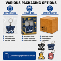 Llaveros de PVC con Forma Personalizada y Diseño Colorido, Fabricados en Fábrica OEM, para Regalos Corporativos y Campañas de Marketing