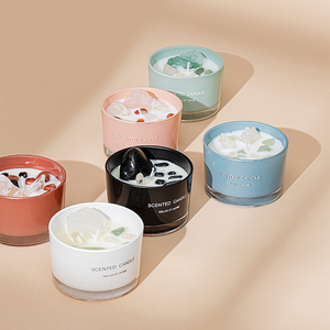Velas Aromáticas de Cera de Soja Hechas a Mano, Diseño Lindo, Nueva Colección 2023, para Decoración del Hogar, Regalo, Boda, Pascua, en Caja de Cristal, Venta al Por Mayor - Product Image 3