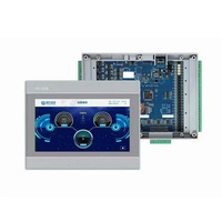 MCGS TPC7012Ew SR30XP HMI de 7 Pulgadas con PLC Integrado, Controlador Todo en Uno, 30 E/S de Relé, CE, Amplio Rango de Temperatura