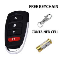 Vente chaude 433mhz Clone Universel Gated Garage Télécommande Transmetteur De Poche 433mhz Télécommande
