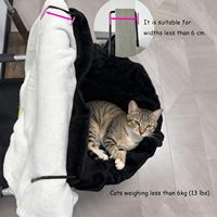 Lit suspendu pour chat le plus vendu, hamac pour chat, lit suspendu en peluche confortable et respirant, toutes saisons, garde au chaud