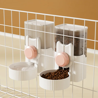 Vente en gros de bols automatiques pour animaux de compagnie, cage suspendue, distributeur de nourriture, bouteille d'eau pour animaux de compagnie, récipient à nourriture, bol pour chiots, chats, lapins