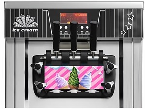 Dondurma makinesi | Roomys Maker güçlü ve uygun fiyatlı ticari paslanmaz çelik 3 tatlar dokunmatik ekran kontrolü - Product Image 3