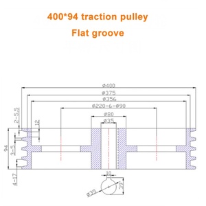 Polea de Tracción Multicanal de 400 Ranuras - Product Image 4