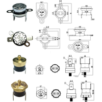 Thermostat bimétallique KSD301 220V/16A NC et thermostat à action rapide à réinitialisation automatique pour petits appareils électroménagers