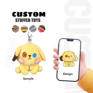 Fluffy và mềm sang trọng voi Búp bê đồ chơi động vật sang trọng móc khóa sang trọng dễ thương đồ chơi mềm Đồ chơi móc chìa khóa tùy chỉnh - Product Image 3