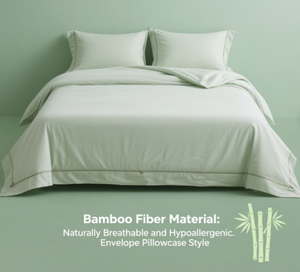 Bamboo Soft and Silky Oeko-Tex Custom 100% Juego de cama de bambú con funda Nórdica - Product Image 3