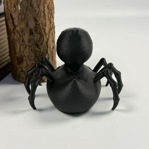 Meetcera Araña Negra Gigante de Resina para Decoración de Halloween, Juego de Animales Realistas y Duraderos para Manualidades - Product Image 4