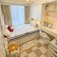 Ensembles de chambre à coucher en bois minimalistes de luxe avec coiffeuse, 5+ tiroirs, tête de lit lumineuse, inclinable et réglable en hauteur, avec rangement