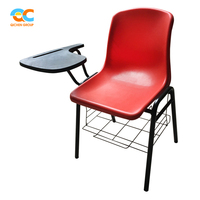 Chaise en plastique écologique au design contemporain, directement de l'usine, fournisseur fiable, pour étudiants, sûre et durable